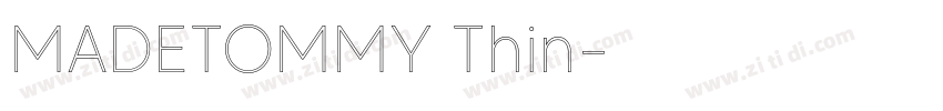 MADETOMMY Thin字体转换